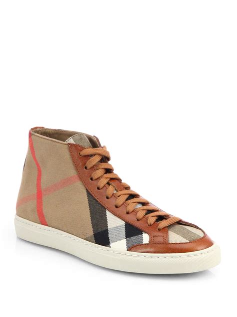 burberry high-top sneakers women's|burberry high top sneakers women.